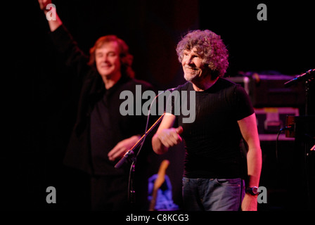 Colin Blunstone and Rod Argent of the Zombies perform during Hippifest in Vienna, Virginia. Stock Photo