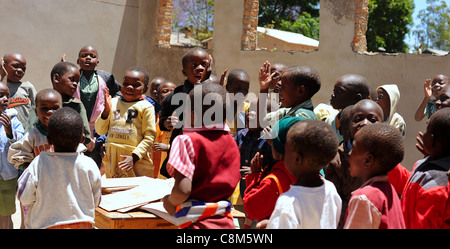 Local children at Numwa Primary school, Zimbabwe Stock Photo