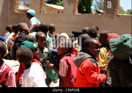 Local children at Numwa Primary school, Zimbabwe Stock Photo