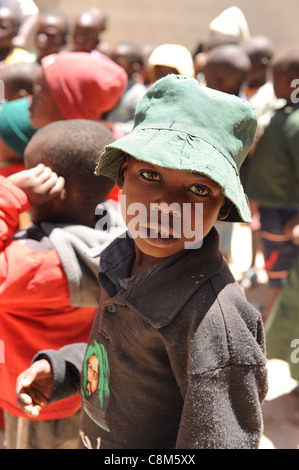 Local children at Numwa Primary School, Zimbabwe, Southern Africa Stock Photo