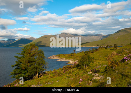 Loch Quoich, Glen Garry, Highland region, Scotland, UK Stock Photo