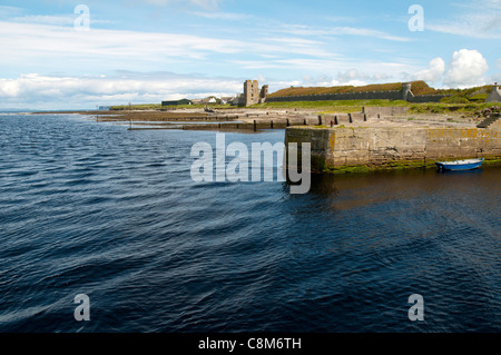 The Castle from the harbour, Thurso, Caithness, Scotland, UK Stock Photo