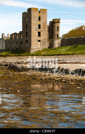 The Castle from the harbour, Thurso, Caithness, Scotland, UK Stock Photo