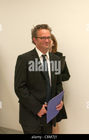 Actor Matthew Perry attends the National Association of Drug Court Professionals; and the House Addiction, Treatment and Recovery Caucus briefing on 'Drug Courts and Veterans Treatment Courts: A Proven Budget Solution Serving Our Veterans' on Capitol Hill in Washington D.C. on Thursday October 27, 2 Stock Photo