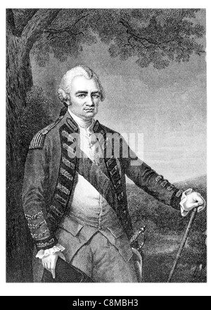 Major General Robert Clive 1st Baron Clive 1725 1774 soldier military political supremacy East India Company British crown Stock Photo