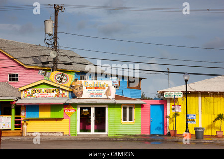 Goldie's Conch House, Woodes Rodgers Walk, Nassau, New Providence Island, Bahamas, Caribbean Stock Photo