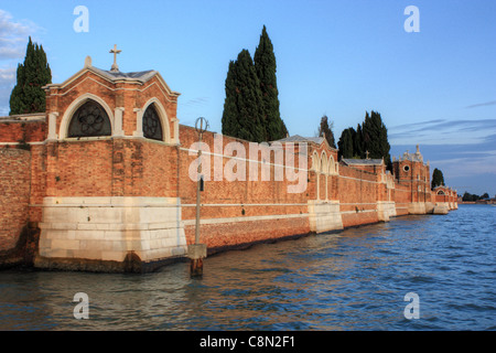 San Michele Cemetery Island, Venice, Italy Stock Photo