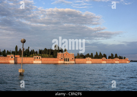 San Michele Cemetery Island, Venice, Italy Stock Photo