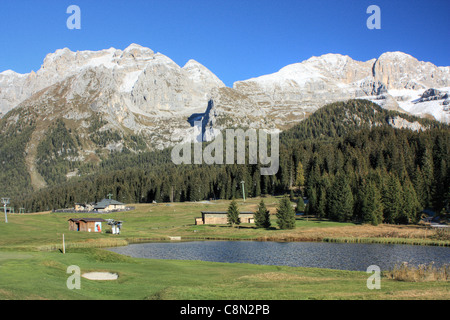 Madonna di Campiglio, Brenta Dolomites, Alps, Italy. Stock Photo