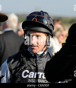 JIMMY FORTUNE JOCKEY DONCASTER RACECOURSE DONCASTER ENGLAND 22 October 2011 Stock Photo