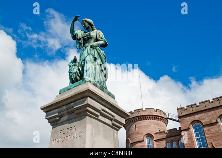 Great Britain, Scotland, Inverness, Flora Macdonald statue Stock Photo