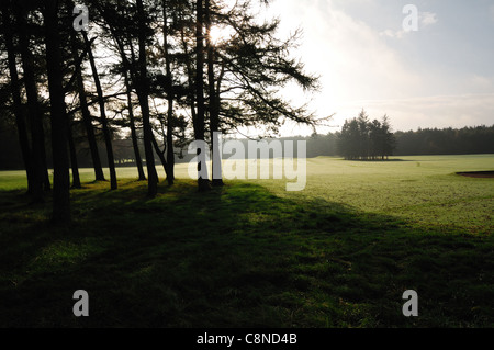 Hazelhead Park and golf course in Aberdeen, photographed in Autumn Stock Photo