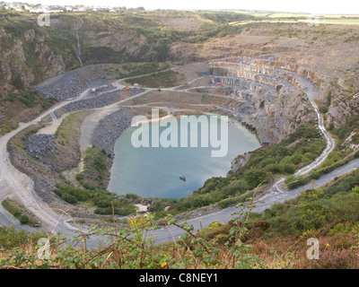 Great Britain, England, Cornwall, Delabole, slate quarry Stock Photo
