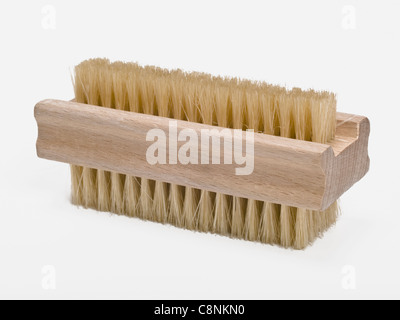 Detail photo of a Nailbrush Stock Photo