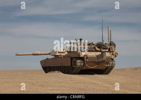 M1-A1 Abrams tank Stock Photo