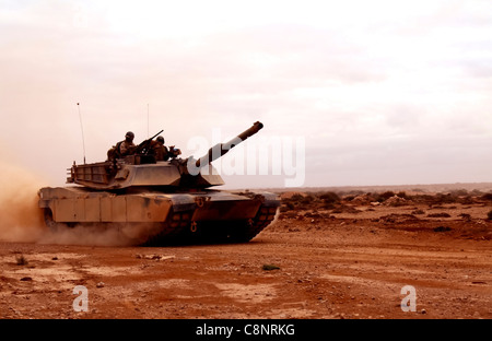 M1-A1 Abrams tank Stock Photo