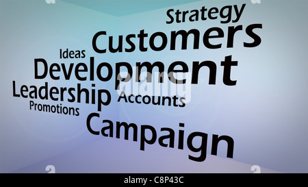 Creative image of business development concept Stock Photo