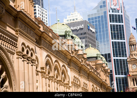 queen victoria building in sydney australia  on york street elevation,sydney,australia Stock Photo