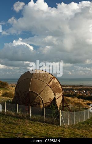 Sound mirror at Hythe. Stock Photo