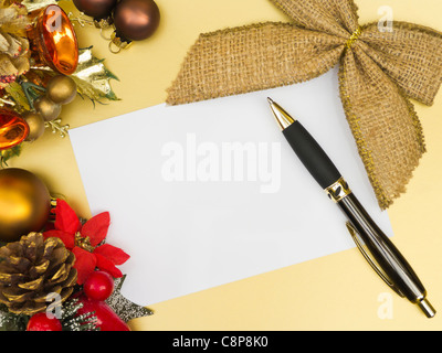 Christmas Card Stock Photo
