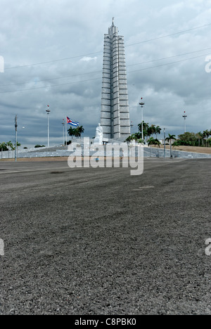 Jose Marti memorial Plaza de la revolucion, Havana Cuba Stock Photo