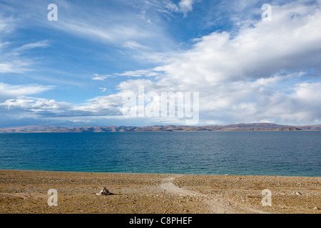 tibet: namtso lake Stock Photo