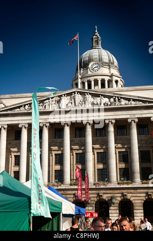 UK, Nottinghamshire, Nottingham, Old Market Square, Council House Stock Photo