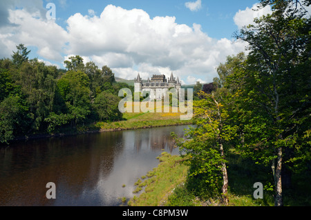 Inveraray Castle, Inveraray, Argyll, Highland region, Scotland, UK. Seat of the Dukes of Argyll. Stock Photo