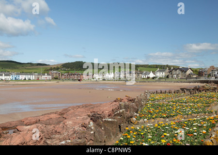 Kames Bay, Millport on the Island of Great Cumbrae, North Ayrshire, Scotland, UK Stock Photo