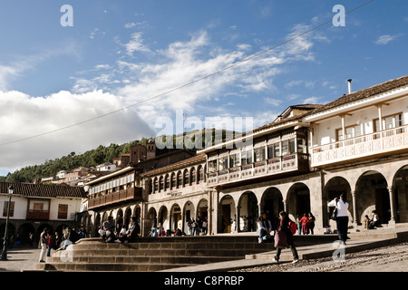 Plaza de Armas Cusco Peru Stock Photo