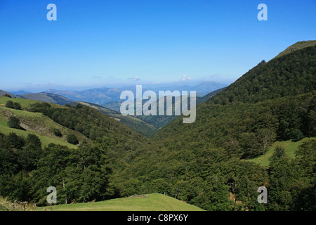 Spain, mountain views in the Basque Country Stock Photo