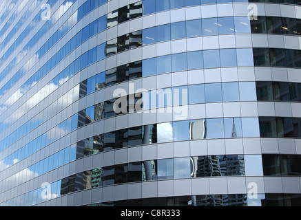 Reflex on High -rise building Stock Photo