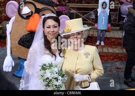 Ann Curry, Meredith Vieira in attendance for The NBC Today Show Halloween Celebration, Rockefeller Plaza, New York, NY October 31, 2011. Photo By: Andres Otero/Everett Collection Stock Photo