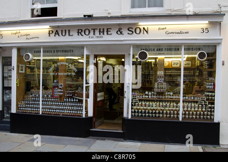 Paul Rothe & Son deli in Marylebone, London Stock Photo