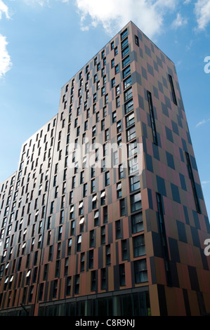 Piccadilly Point student accommodation block.  UNITE, 2007.  Manchester, England, UK