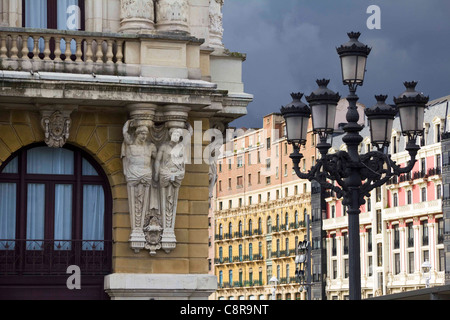 Arriaga Theatre, Bilbao, Basque Country, Spain Stock Photo