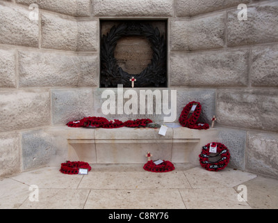 Tynecot Cemetery for World War One soldiers killed in the Ypres vicinity, Belgium, EU Stock Photo