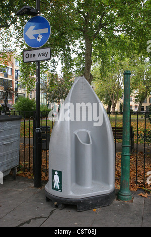 Public toilet in Hoxton Square, London, United Kingdom Stock Photo