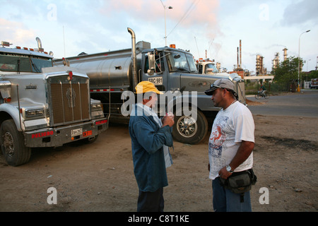 oil refinary in barrancabermeja, colombia Stock Photo