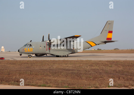 Spanish Air Force CASA CN-235 search and rescue (SAR) aircraft Stock Photo