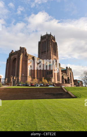 Liverpool Cathedral  the Church of England cathedral of the Diocese of Liverpool. Stock Photo