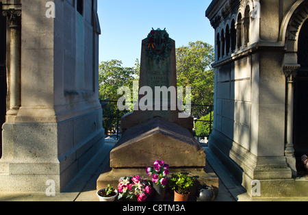 Paris, the tomb of Georges Bize in the Pére Lachaise cemetery Stock Photo