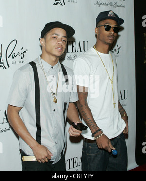 Ben J, Legacy of New Boyz in attendance for Celebrities at Chateau Nightclub - FRI, Paris Las Vegas Hotel, Las Vegas, NV Stock Photo