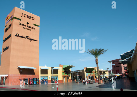 Las Vegas Premium Outlets Shopping Center Shopping Mall United States Nevada Stock Photo