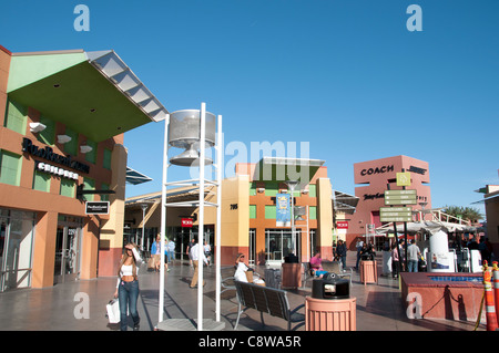 Las Vegas Premium Outlets Shopping Center Shopping Mall United States Nevada Stock Photo