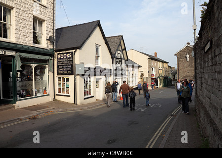 Book Sellers Hay on Wye Powys Wales UK Stock Photo