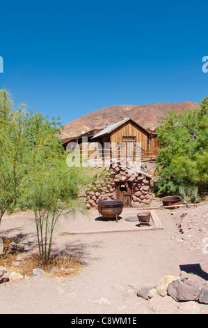 Calico Ghost Abandoned Mining Town, Yermo, San Bernardino County, California, USA Stock Photo