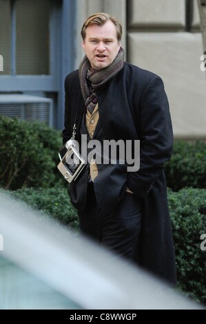 Director Christopher Nolan, films a riot scene at the 'Dark Knight Stock Photo: 39906863 - Alamy