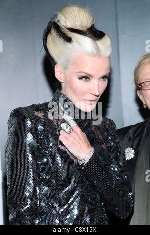 Daphne Guinness in attendance for Daphne Guinness Fashion Exhibit, The Museum at F.I.T., New York, NY September 15, 2011. Photo Stock Photo
