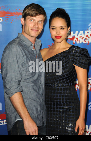 Chris Carmack Alyssa Diaz arrivals Shark Night 3D Premiere Universal CityWalk Los Angeles CA September 1 2011 Photo Dee Stock Photo